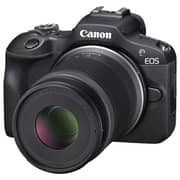 Canon EOS R100 Mirrorless Camera Black With RF-S 18/45mm And RF-S 55-210mm Lens Kit