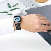 Fitit Silicone Strap Black/Grey and Silicon Blue Bundle 2 in 1 For Apple Watch 41/38/40mm - FIT-41WSB-SILNIKBK&SILBL