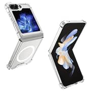 E-Den Case With Screen Protector Clear Galaxy Z Flip6