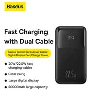 Baseus Comet Power Bank 20000mAh Black PPMD020101