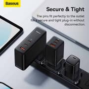 Baseus Travel Plug Adapter Black