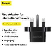 Baseus Travel Plug Adapter Black