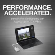 Seagate Portable Solid State Drive USB 3.2 1TB Silver STKG1000401