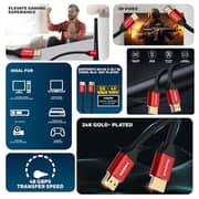 Honeywell HDMI Cable With Ethernet 5m Red/Black