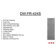 Daewoo Top Mount Refrigerator 310 Litres FR-424S