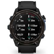 جارمين الساعة الذكية 010-02752-11 Descent Mk3i باللون الرمادي الكربوني الأسود