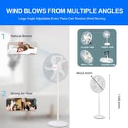 Stargold Rechargeable Fan SG-4064-WT