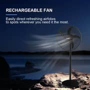 Stargold Rechargeable Fan SG-4065-BK