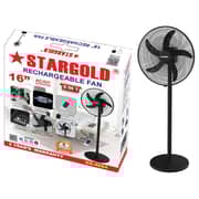 Stargold Rechargeable Fan SG-4065-BK