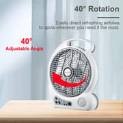 Stargold Rechargeable Fan SG-4067-WT