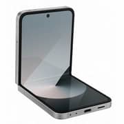 سامسونج جالاكسي هاتف ذكي زد فليب 6 5G 256GB 12GB باللون الفضي الظلالي يدعم تقنية الذكاء الاصطناعي - إصدار الشرق الأوسط