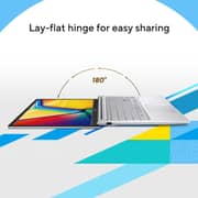 Asus Vivobook 15 (2024) Laptop - 13th Gen / Intel Core i5-1335U / 15.6inch FHD / 512GB SSD / 8GB RAM / Shared Intel Iris Xe Graphics / Windows 11 Home / English & Arabic Keyboard / Quiet Blue / Middle East Version - [X1504VA-NJ123W]