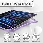 Fitit Book Case Purple iPad Pro 11Inch 2024