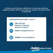 Beko Freestanding Dishwasher, 15 Place Settings, 8 Programs, A++ Energy Rating, Stainless Steel - BDEN38523XQ