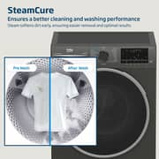 Beko 10/7kg Washer/Dryer, 1400 RPM, 15 Programs, Wash & Wear Program, Manhattan Grey - WD10714M