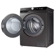 Samsung Front Load 12 kg Washer with 8 kg Dryer EcoBubble Technology, Hygiene Steam, Silver Washer Dryer – WD12TP34DSX/YL