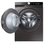 Samsung Front Load 12 kg Washer with 8 kg Dryer EcoBubble Technology, Hygiene Steam, Silver Washer Dryer – WD12TP34DSX/YL