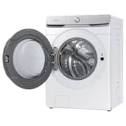 Samsung Front Load 16 kg Washer with 10 kg Dryer EcoBubble Technology, Digital Inverter Motor, White Washer Dryer – WD16T6300GW/YL