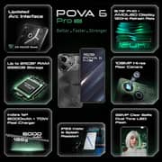 Tecno Pova 6 Pro 256GB 12GB Meteorite Grey 5G Smartphone - Middle East Version