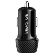 Ravpower UBS-C Fast Car Charger Black