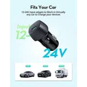 Ravpower UBS-C Fast Car Charger Black