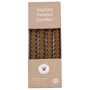 Falcon Twisted Dinner Briown Candle 4 Pieces