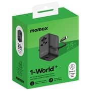 Momax USB-C Cable AC Travel Adaptor Black