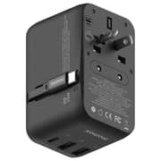 Momax USB-C Cable AC Travel Adaptor Black