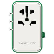Momax USB-C Cable AC Travel Adaptor Green