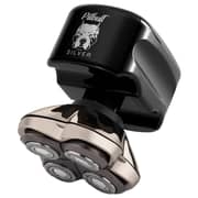 Skull Shaver Pitbull Silver Pro Electric Shaver PBS4 -8700