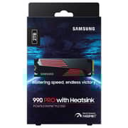 Samsung 990 Pro With Heatsink Internal Solid State Drive PCle4.0 2TB Black/Red MZ-V9P2T0GW