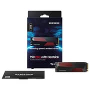 Samsung 990 Pro With Heatsink Internal Solid State Drive PCle4.0 2TB Black/Red MZ-V9P2T0GW