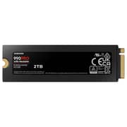 Samsung 990 Pro With Heatsink Internal Solid State Drive PCle4.0 2TB Black/Red MZ-V9P2T0GW