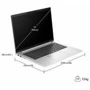 HP EliteBook 840 G10 (2023) Notebook - 13th Gen / Intel Core i7-1355U / 14inch FHD / 512GB SSD / 16GB RAM / Shared Intel UHD 600 Graphics / Windows 11 Pro / English Keyboard / Silver / Middle East Version - [81A19EA#BH5]