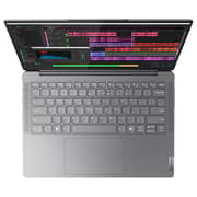 Lenovo Yoga Slim 7 14IMH9 (2024) AI PC - 1st Series / Intel Core Ultra 5-125H / 14inch WUXGA / 1TB SSD / 16GB RAM / Shared Intel Arc Graphics / Windows 11 Home / English & Arabic Keyboard / Luna Grey / Middle East Version - [83CV005VAX]