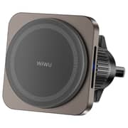 Wiwu Wireless Charging Car Mount Holder Black