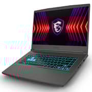MSI THIN 15 B12UCX Gaming (2024) Laptop - 12th Gen / Intel Core i5-12450H / 15.6inch FHD / 512GB SSD / 8GB RAM / 4GB NVIDIA GeForce RTX 2050 Graphics / Windows 11 Home / English & Arabic Keyboard / Black / Middle East Version
