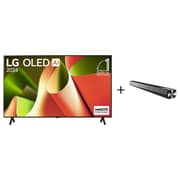 LG 55 Inch OLED AI B4 4K Smart TV AI Magic remote Dolby Vision WebOS24 2024 + JVC 600 Watts Soundbar