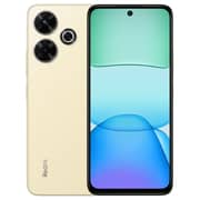 هاتف شاومي ريدمي 13 الذكي بسعة تخزين 256 جيجابايت باللون الذهبي الرملي ودعم تقنية 4G
