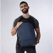 Dawenha Leather Backpack – Navy Blue