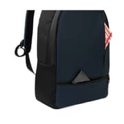 Dawenha Leather Backpack – Navy Blue