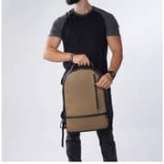 Dawenha Leather Backpack - Beige