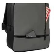 Dawenha Leather Backpack - Gray