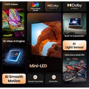Hisense 85U7N Class U7 Series Mini-LED ULED 4K UHD Smart Television 85inch (2024 Model)