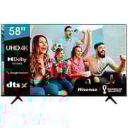 هايسنس 58A61N 4K UHD التلفزيون الذكي مقاس 58 بوصة (موديل 2024)