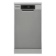 Tornado Dishwasher 10 Persons, 45 cm Digital 7 programs, Dark Silver - TDV-FN107DDS