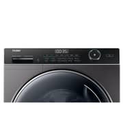 Haier Front Load Washing Machine with Direct Motion Inverter Motor, Super Drum, 9KG, 1400 RPM, Dark Silver- HW90-B14959S8TU1