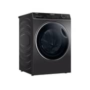 Haier Front Load Washing Machine with Direct Motion Inverter Motor, Super Drum, 9KG, 1400 RPM, Dark Silver- HW90-B14959S8TU1