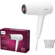Philips Series 5000 Hair Dryer with Thermoprotect Technology , White - bhd500/00