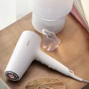 Philips Series 5000 Hair Dryer with Thermoprotect Technology , White - bhd500/00
